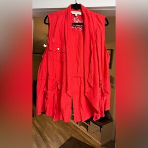 Torrid Red Floral Top